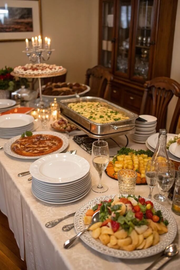 Eye-catching party table setup styled with intention