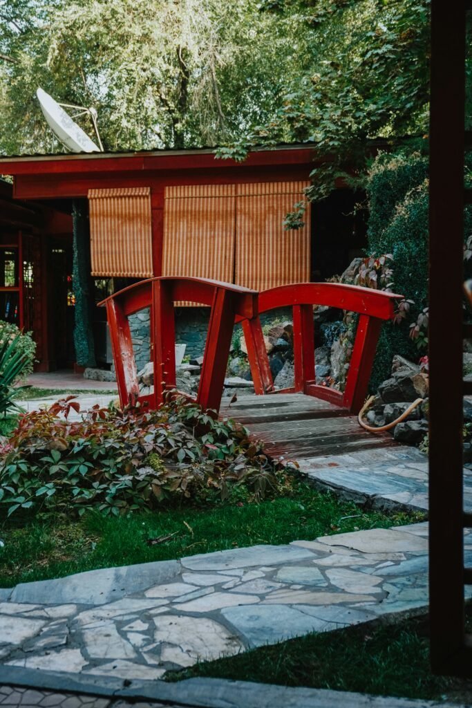 Mixed material paver patio creating a custom, personalized design