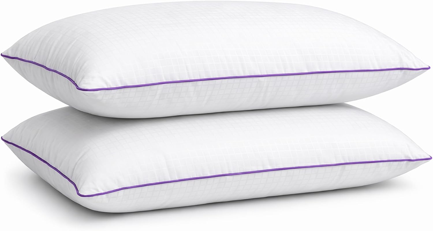 Down Alternative Bed Pillows, Queen Size, Set of 2