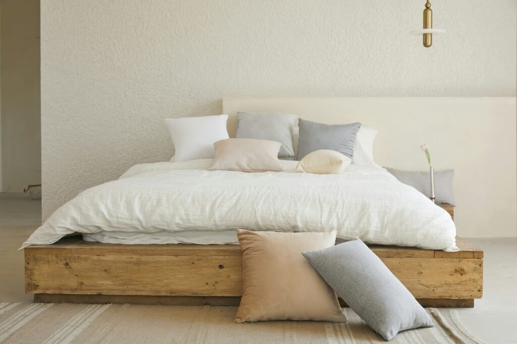 Thoughtful pillow selection creating the foundation for great bed styling