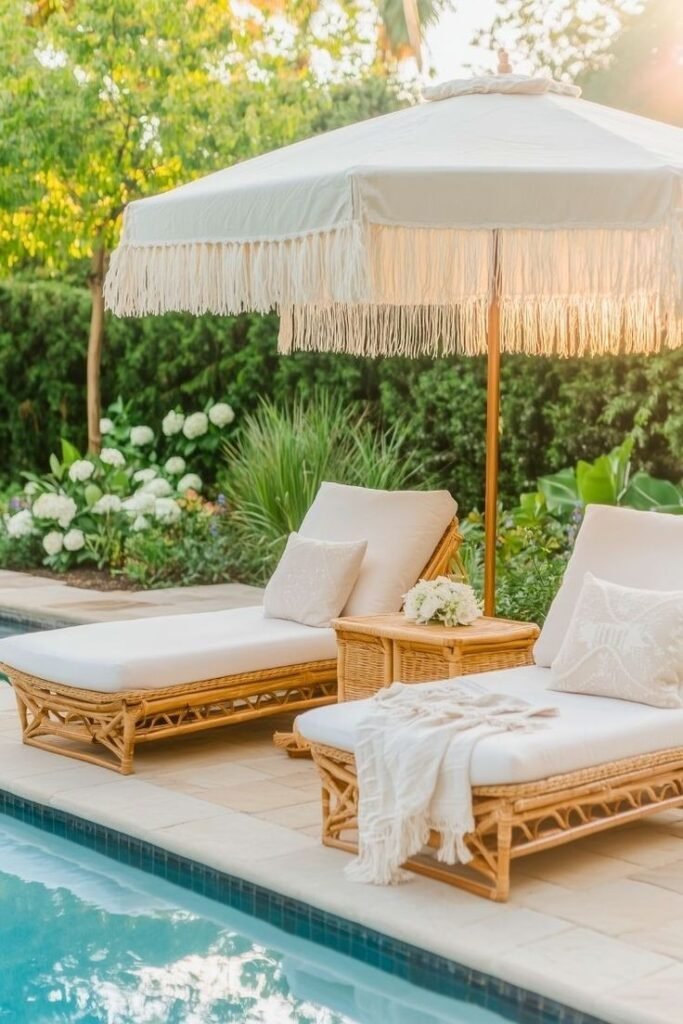 Budget-friendly poolside decor ideas that still look stylish