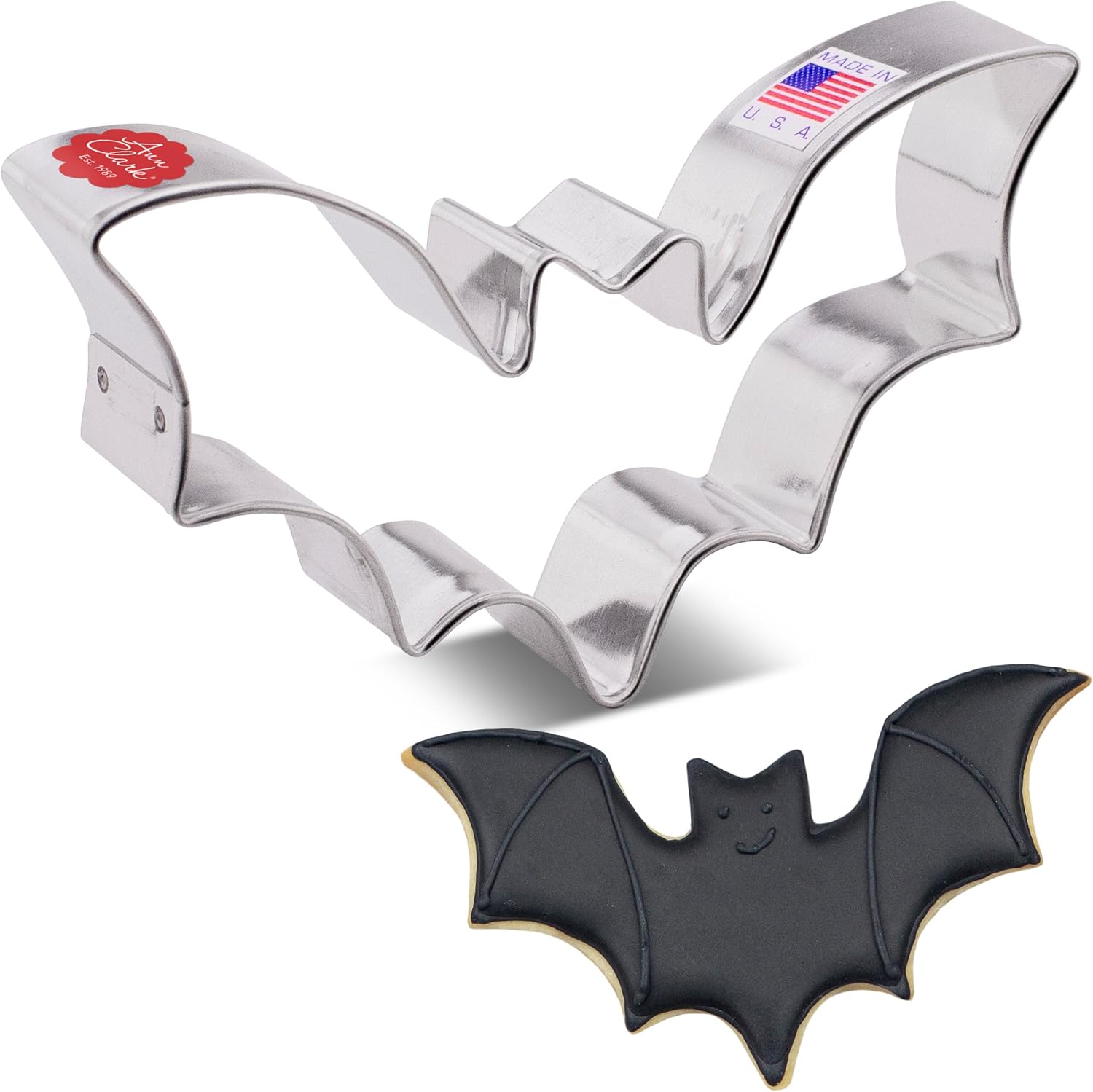Ann Clark Bat Cookie Cutter, Made in USA