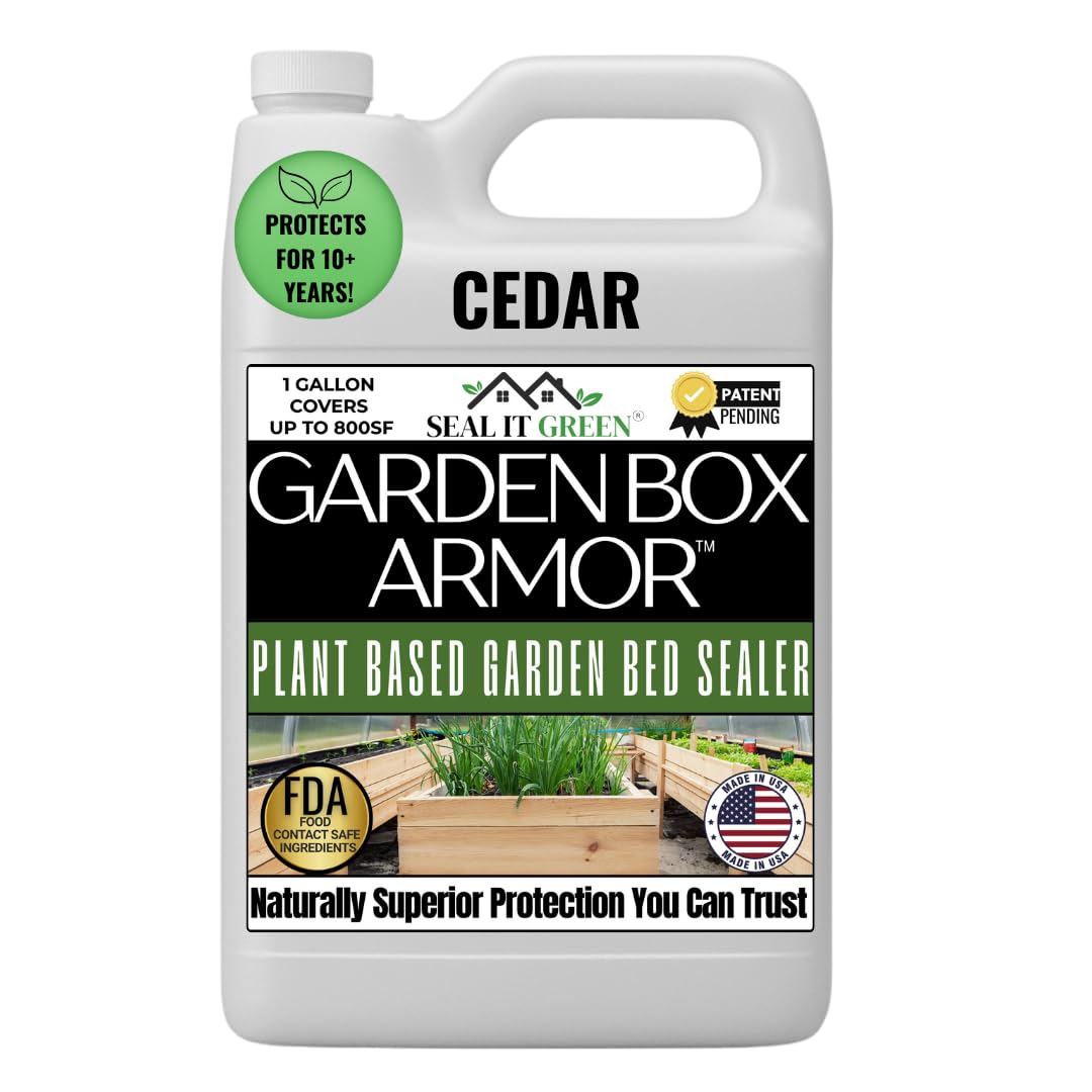 Seal It Green Cedar Garden Box Sealer, Plant Based, Non-Toxic