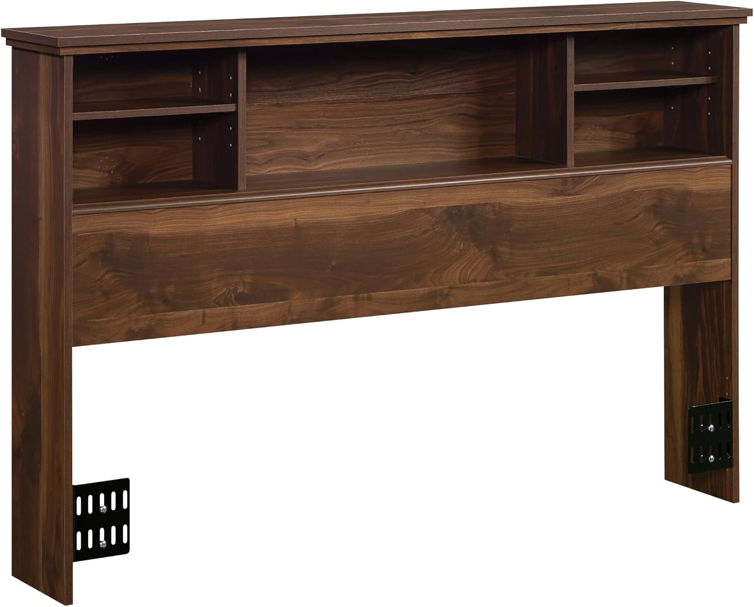 Sauder River Ranch Full and Queen Bookcase Headboard, Grand Walnut