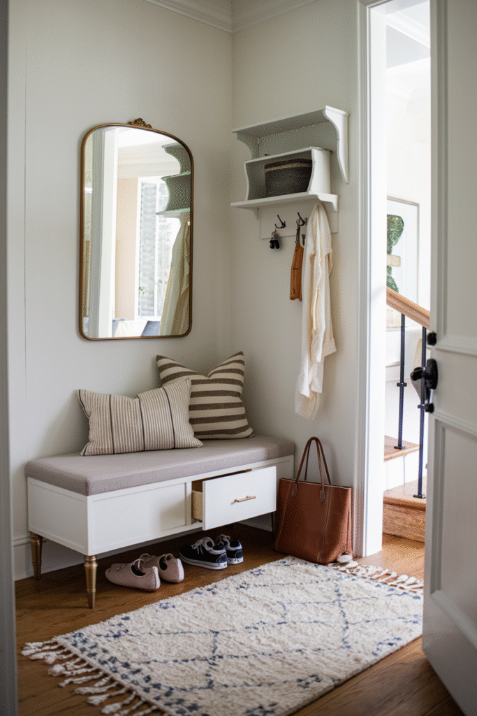 Small entrance balancing function with genuine style