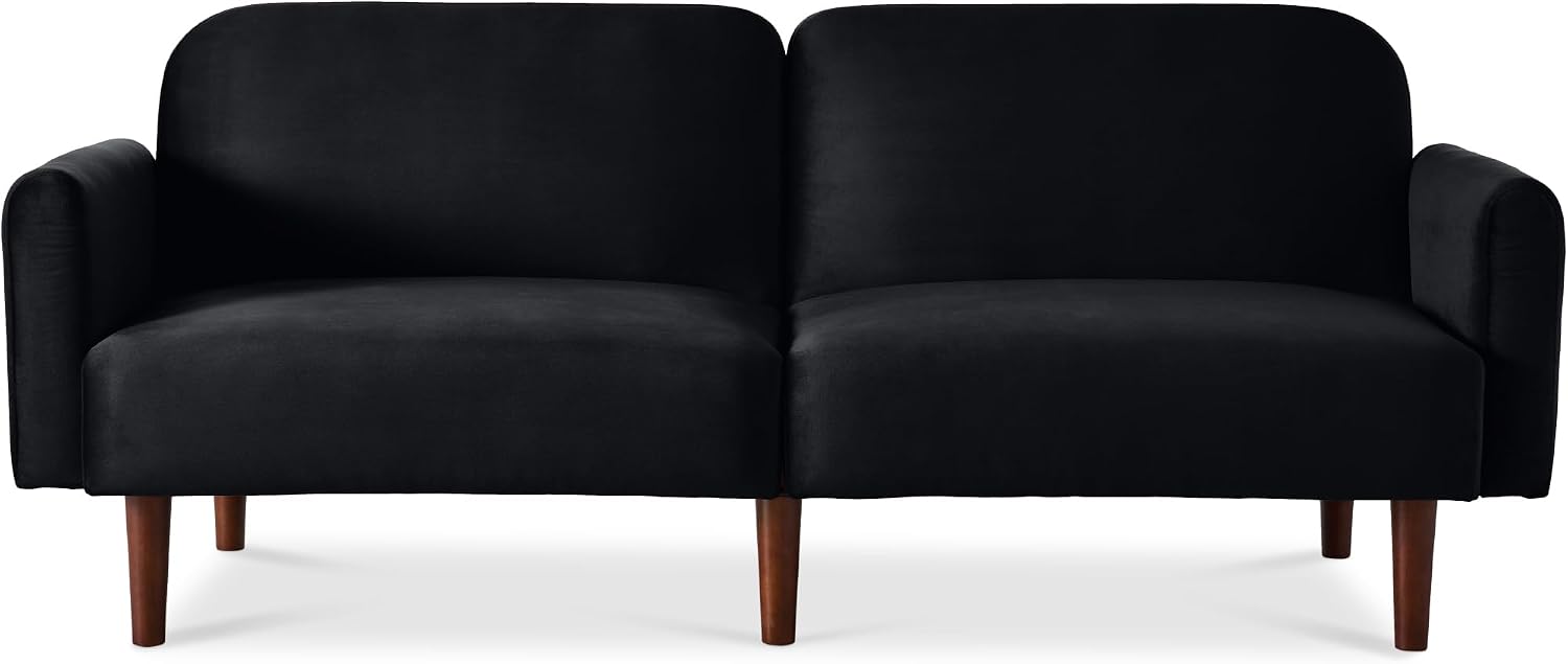 Best Choice Products 77 Inch Mid Century Modern Velvet Loveseat Sofa