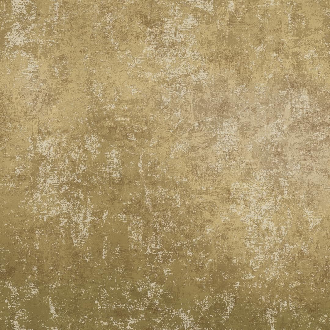 Tempaper Metallic Gold Distressed Gold Leaf Removable Peel and Stick Wallpaper