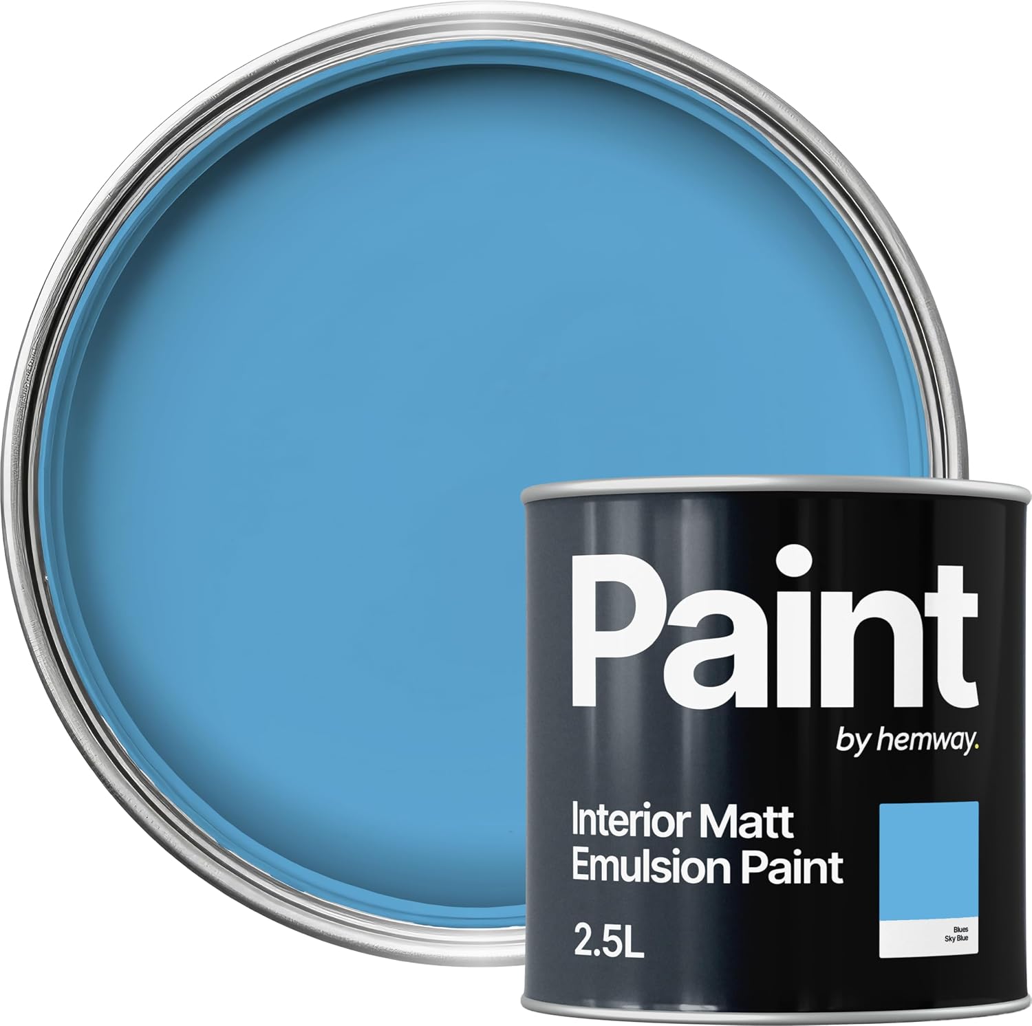 Hemway Sky Blue Interior Paint, 2.5 Liter, Acrylic Emulsion