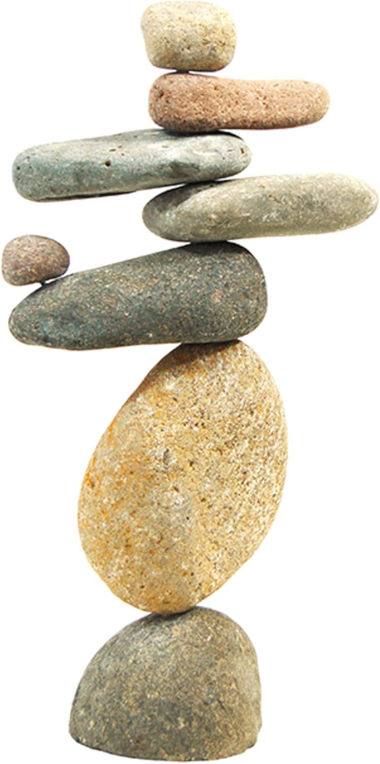 Eight-Stone Balancing Cairn, Indoor and Outdoor Decoration